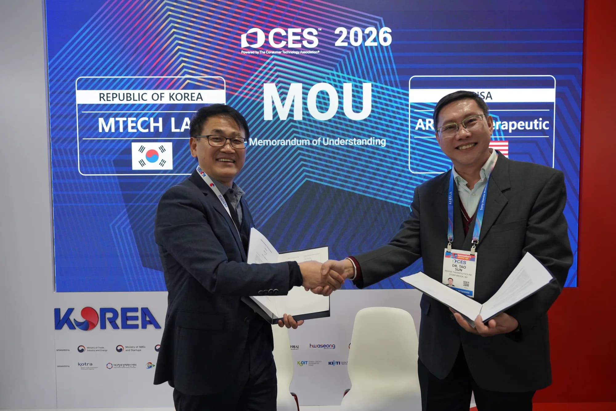 MTechLab and ARVIVA Therapeutics Sign Korea–U.S. Market Cooperation MOU