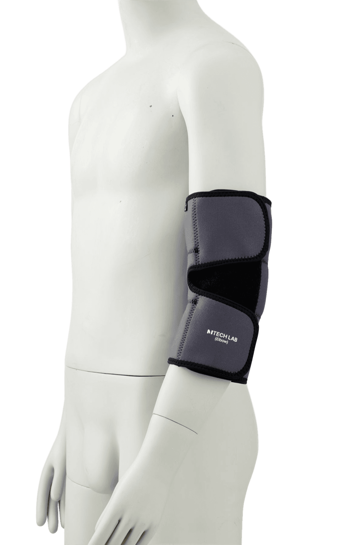 Elbow pad on model